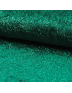 Tejidos de terciopelo panne - Verde esmeralda