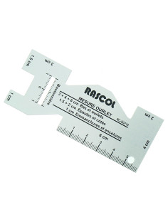 Medida de dobladillo en aluminio Rascol