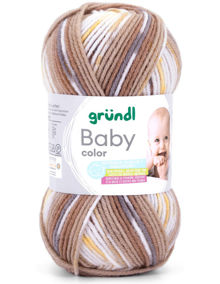 Fil layette Baby color Gründl