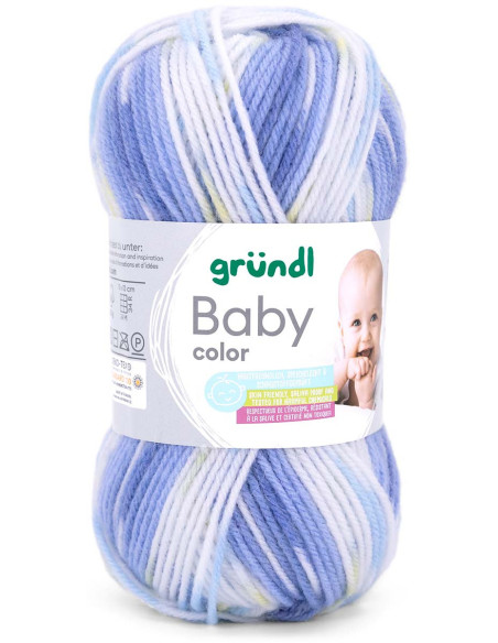 Fil layette Baby color Gründl