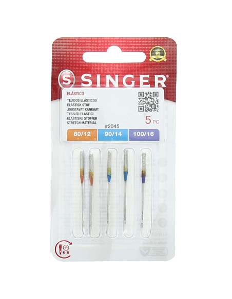 Agujas Singer stretch surtidas