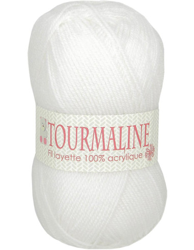 Bolsa de 2 ovillos de hilo para tejer layette Tourmaline