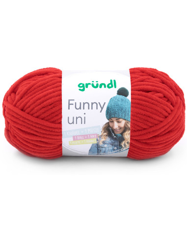 Fil chenille Funny uni Gründl