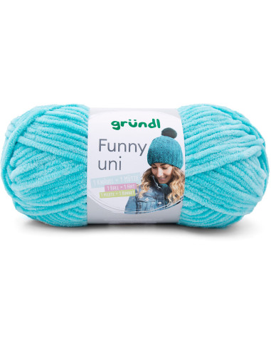 Fil chenille Funny uni Gründl