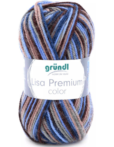 Fil à tricoter Lisa Premium color Gründl