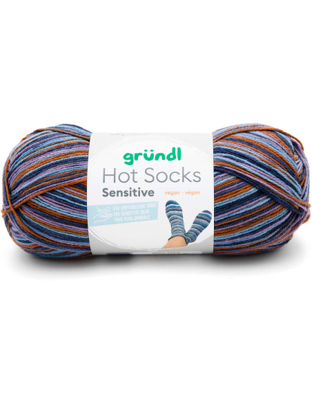 Laine à chaussettes Hot Socks Sensitive Gründl