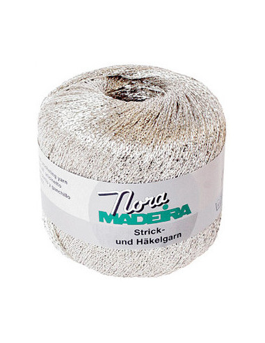 Coton crocheter métallisé Nora Madeira