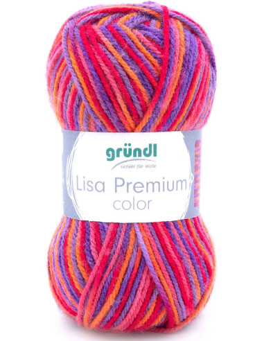 Fil à tricoter Lisa Premium color Gründl