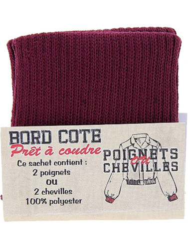 Bolsa de 2 puños de ribete - Burdeos