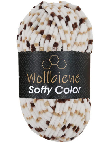 Fil chenille multicolore Softy Color Wollbiene