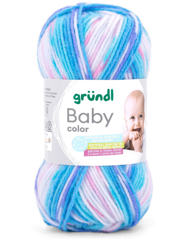 Fil layette Baby color Gründl