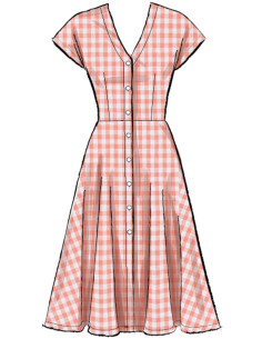 Patrón de vestidos y cinturón - McCall's 7920 2