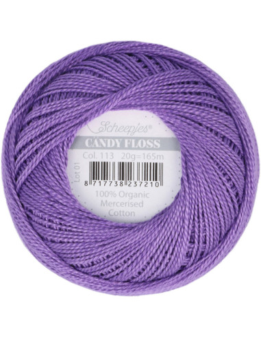 Ovillo de algodón perlé Scheepjes Candy Floss