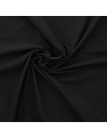 Tejido de punto de algodón - Negro
