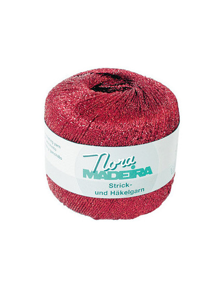 Coton crocheter métallisé Nora Madeira