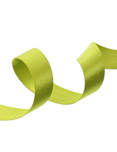 Cinta de satén lurex - Verde manzana