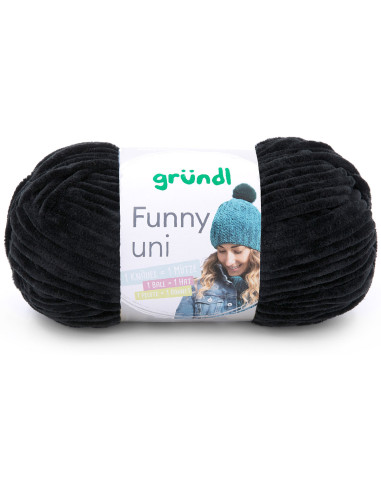 Fil chenille Funny uni Gründl