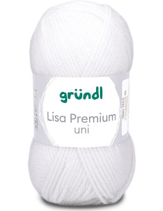 Hilo para tejer Lisa Premium liso Gründl 2