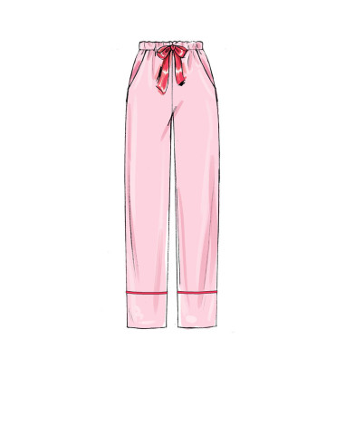 Patrón de chaqueta, bata, pantalón y cinturón - McCall's 7875