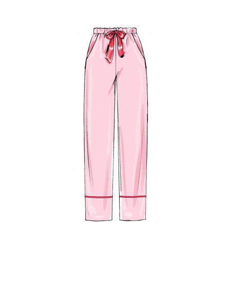 Patrón de chaqueta, bata, pantalón y cinturón - McCall's 7875