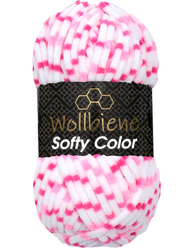 Fil chenille multicolore Softy Color Wollbiene