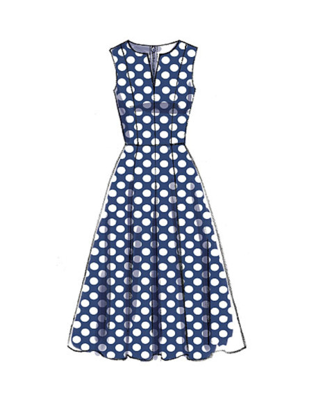 Patrón de vestido - Vogue 9167