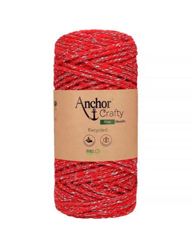 Algodón macramé reciclado Crafty Fine Metálico Anchor