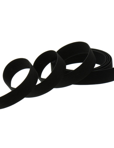 Pulsera de malla elástica negra