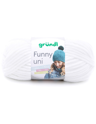 Fil chenille Funny uni Gründl