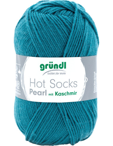 Laine à chaussettes Hot Socks Pearl uni Gründl