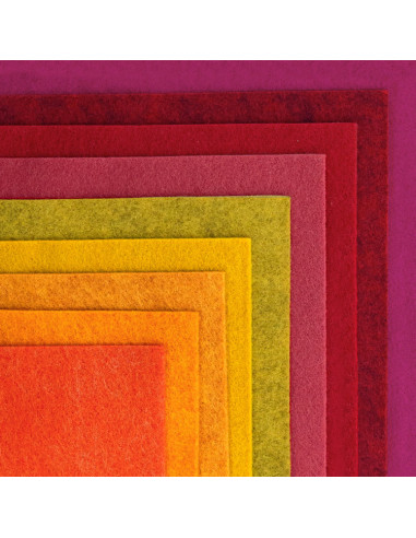 Assortiment feutrines Cinnamon Patch - 30 cm x 30 cm
