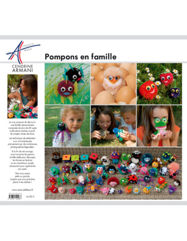 Libro de pompones en familia