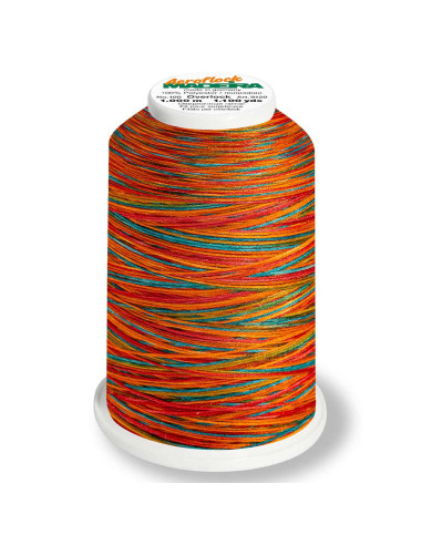 Cône de fil mousse Madeira Aeroflock Multicolor 1000 m