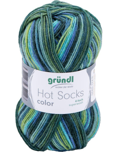 Laine à chaussettes Hot Socks color Gründl