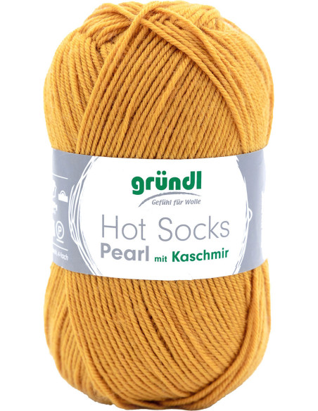 Laine à chaussettes Hot Socks Pearl uni Gründl