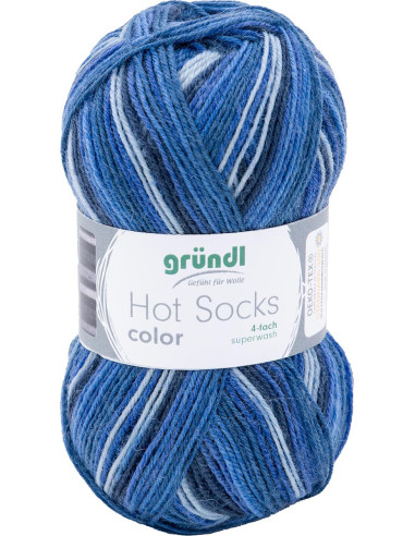 Laine à chaussettes Hot Socks color Gründl
