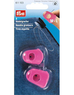 Agujas de coser en forma de dedal - Fucsia
