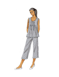 Patrón de blusa, vestido y pantalón - Butterick 5792