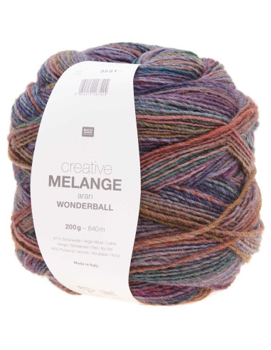 Laine Creative Melange Aran Wonderball Rico Design