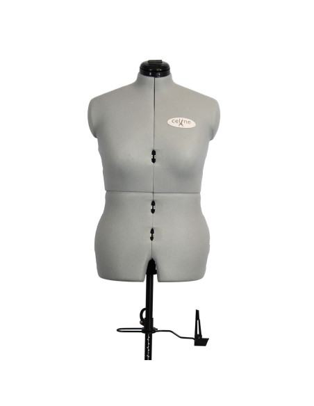 Maniquí de costura Céline con ruedas talla 44 / 50