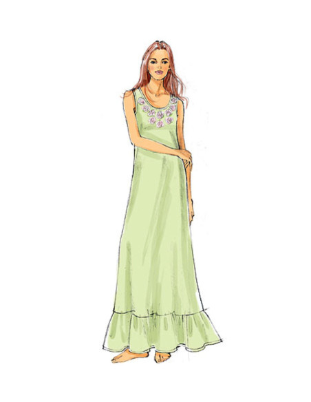 Patrón de blusa, vestido y pantalón - Butterick 5792