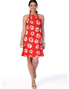 Patrón de vestidos y cinturón - McCall's 7405