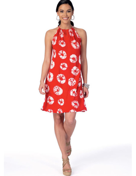 Patrón de vestidos y cinturón - McCall's 7405