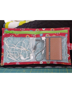 Tejido de malla premium 45 cm x 137 cm - Blanco 2