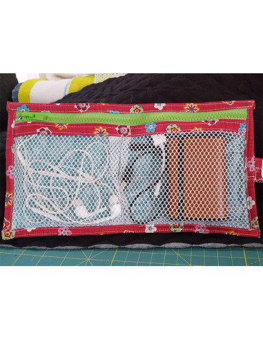 Tejido de malla premium 45 cm x 137 cm - Blanco