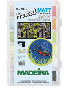 Maletín de hilos para bordar SmartBox Frosted Matt Madeira