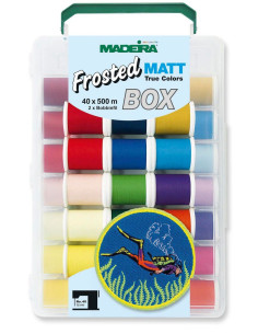Maletín de hilos para bordar Deluxe Frosted Matt Madeira