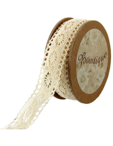 Encaje crudo - 20 mm x 5 metros