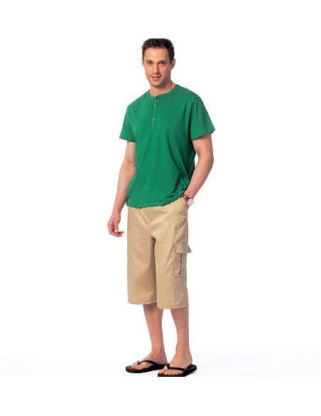 Patrón de camisetas sin mangas, camisetas y pantalones cortos - McCall's 6973