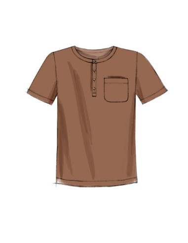 Patrón de camisetas sin mangas, camisetas y pantalones cortos - McCall's 6973